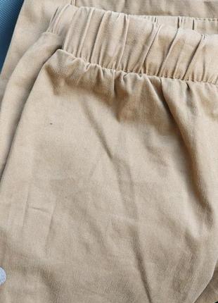 Мужские брюки джинсы джоггеры цвет кемел8 фото