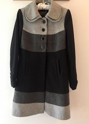 Шерстяное классическое пальто