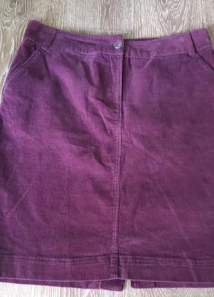 Юбка вельвет
