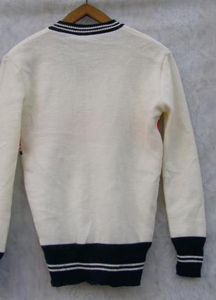 Пуловер кофта джемпер свитер лонгслив вырез v2 фото