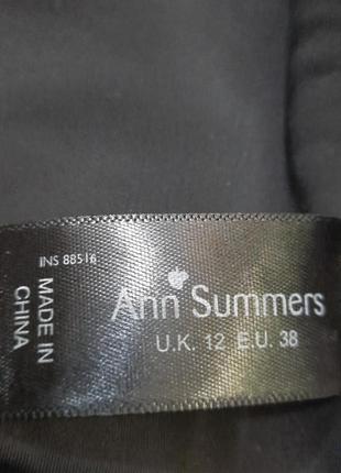 Ann summers р.12 красивые купальные трусики с вышивкой завязки по бокам4 фото