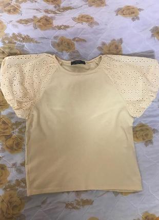 Класна жовта футболка bershka