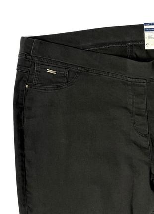 Черные джеггинсы c&a the jegging jeans, батал, большой размер, 56 р. европейский5 фото