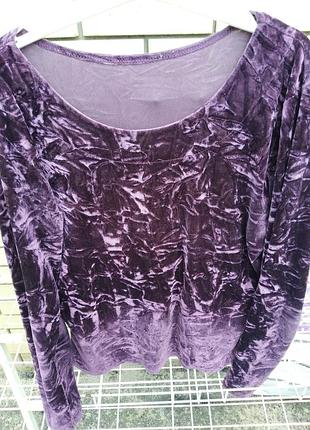 Свитер стрейч-велюр, размер 12-14