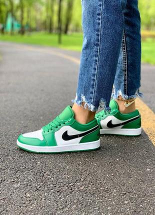 Nike air jordan low 'pine green' кроссовки найк аир джордан наложенный платёж купить9 фото