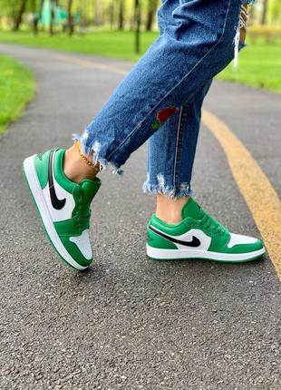 Nike air jordan low 'pine green' кросівки найк аїр джордан післяплата купити6 фото