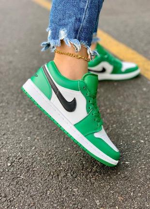 Nike air jordan low 'pine green' кросівки найк аїр джордан післяплата купити7 фото