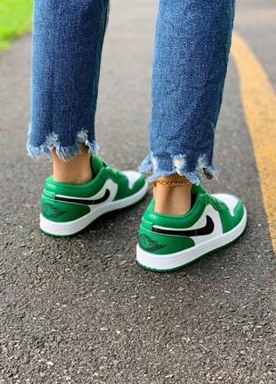 Nike air jordan low 'pine green' кросівки найк аїр джордан післяплата купити8 фото