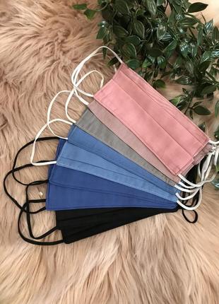 Легкі багаторазові маски батистові