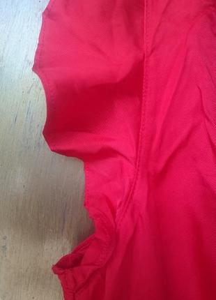 Оригинальное ярко-красное платье бренда f&f s-m.7 фото
