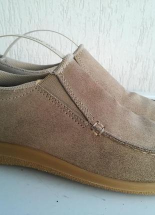 Замшеві туфлі туфлі 37-38р. італія