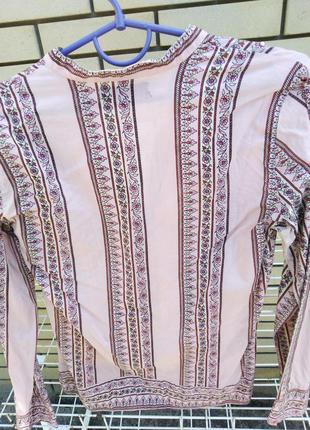 Блуза 💯 бавовна, індія, розмір с3 фото