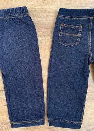 Комплект штанишки „джинсы“ тм «carter’s” р.24m.2 фото