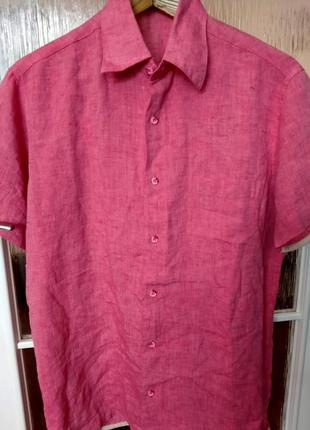 Льняная рубашка на лето от известного бренда.