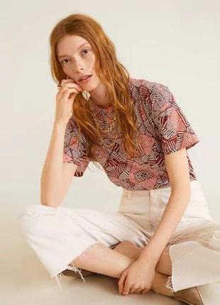 Бавовняна футболка з принтом