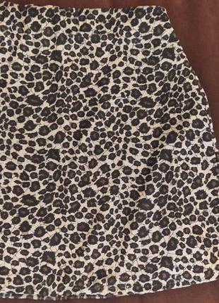 Леопардовая юбка1 фото