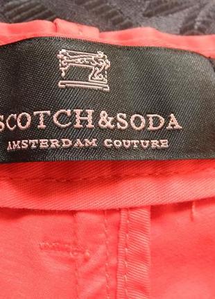 Мужские джинсы scotch&soda кирпичного цвета. р.54 w36 l344 фото