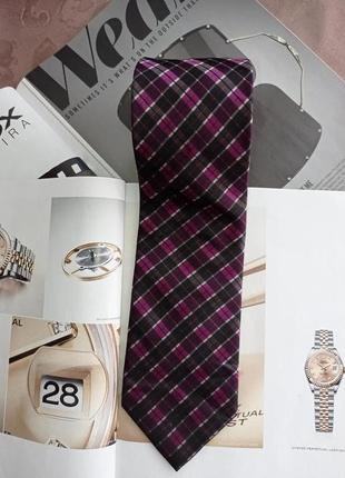 Брендовий краватка шовк1 фото
