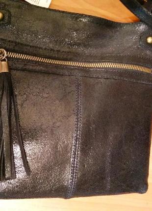 Кожаная сумка genuine leather3 фото