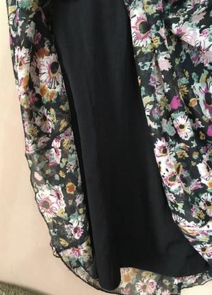 Платье сарафан размер 50 52 цветочный принт летнее6 фото
