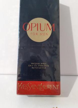 Yves saint laurent opium pour homme"-edt 100ml vintage2 фото
