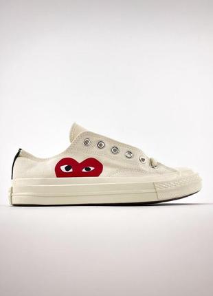 Кеди converse x comme des garçons play низькі