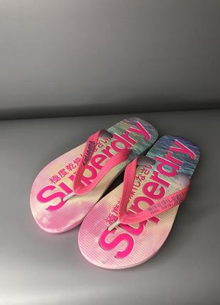 Superdry шлёпанцы вьетнамки мыльницы пластиковые пляжные сандали кроксы босоножки8 фото