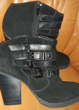 Чорні ботильйони замша limited collection р7,5-40,5