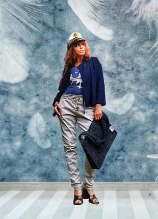 Джинси стрейч середня посадка bianco