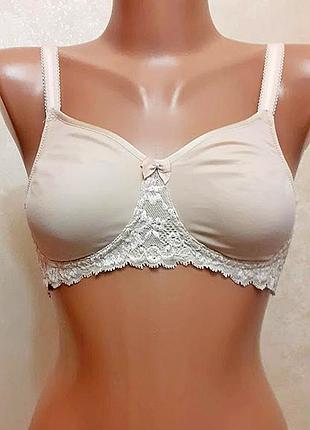 Сексуальный мягкий бюстгальтер без косточек с кружевом marks & spencer