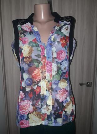 Кофта с цветочным принтом