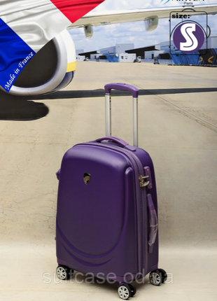 Ударостойкий, французский чемодан из поликарбоната, airtex mercure 9029 фото