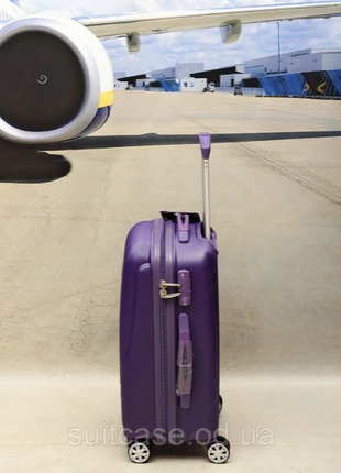 Ударостойкий, французский чемодан из поликарбоната, airtex mercure 9027 фото