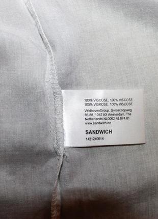 Платье свободного кроя с кружевом sandwich8 фото