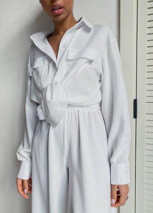 Брючний легкий оригінальний костюм