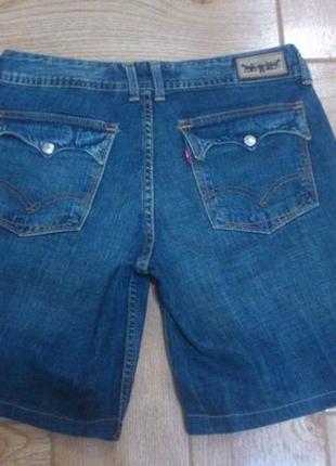 Шорти жіночі джинсові левайс шорти жіночі джинсові levis levi's 565 vintage w30🇲🇦2 фото