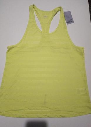 Спортивна майка для фітнесу салатового кольору crane, оригінал р. м