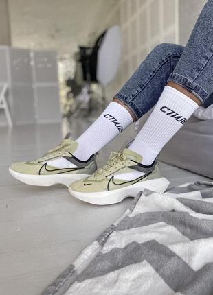 Кроссовки nike vista lite green 🌅 кроссовки, кросівки жіночі текстильні4 фото