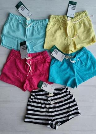 Знижка! нові шорти h&m розм. 1,5-2 р./92, 2-3 р./98 і 3-4 р./104 в наявності