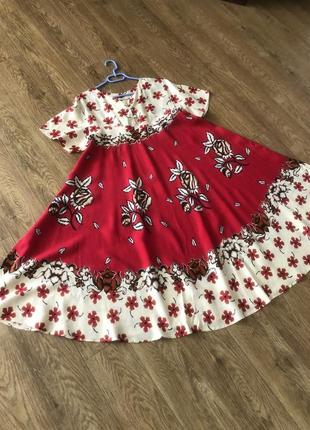 Платье сарафан  штапель