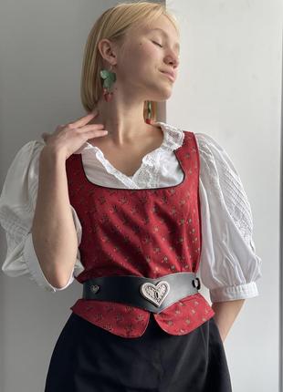 Австрийское винтажное платье баварское4 фото