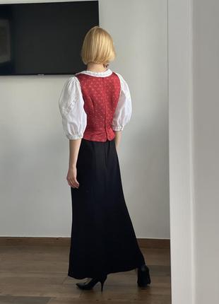 Австрийское винтажное платье баварское5 фото