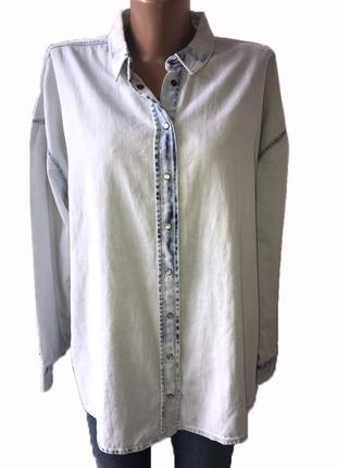 Рубашка светлый деним