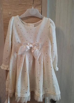 Нарядное платье на девочку, р. 86