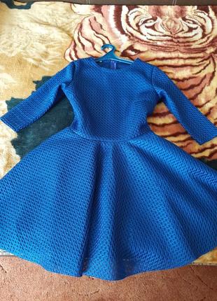 Платье синее, новое, размер 44-463 фото