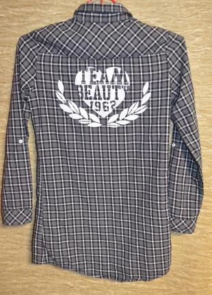 Крутая котоновая рубашка для девочки