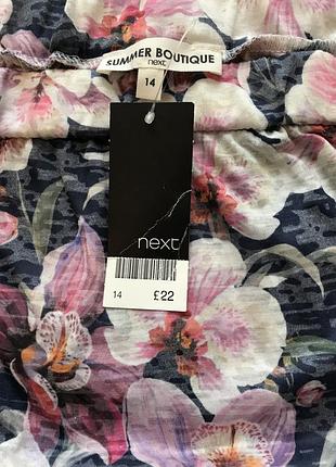 Очень красивый и стильный брендовый длинный сарафан в цветах.