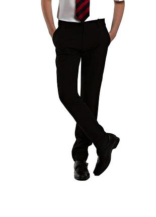 Черные школьные брюки marks&spencer  тефлоновое покрытие. размер 8-9лет, 134см. slim fit