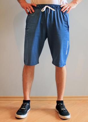 Батальные мужские шорты, больших размеров шорты трикотажные5 фото
