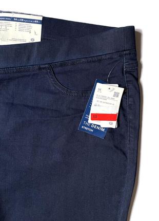 Синие джеггинсы c&amp;a the jegging jeans, батал, большой размер, 56/585 фото